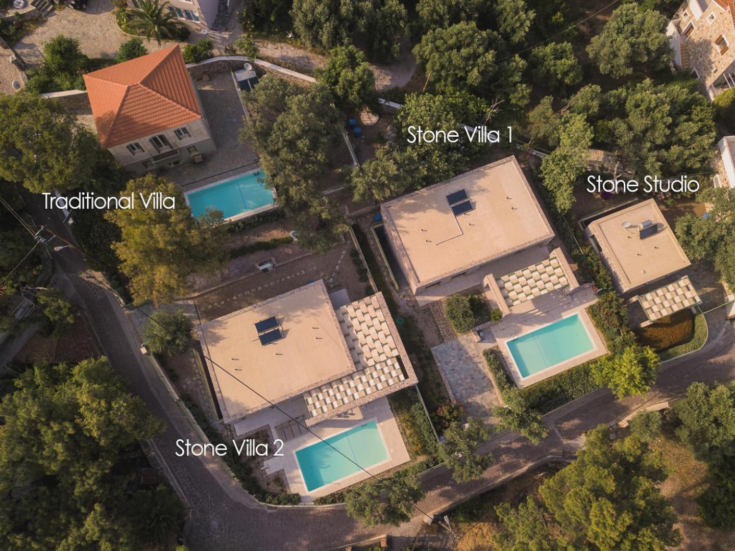 Ouzo Stone House 1 With Private Pool Villa Plomari Ngoại thất bức ảnh