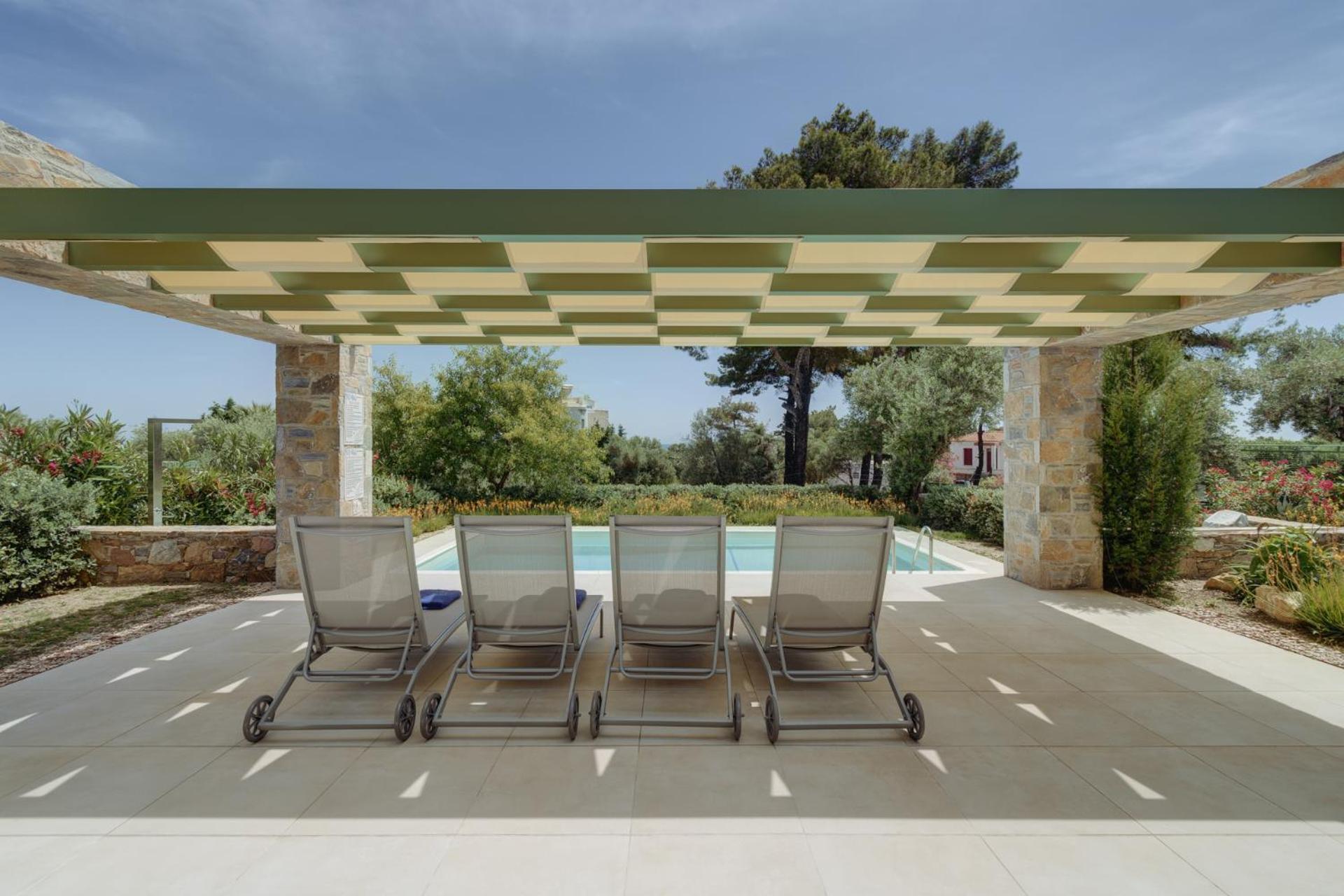 Ouzo Stone House 1 With Private Pool Villa Plomari Ngoại thất bức ảnh